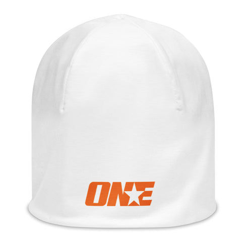 1STAR Let'em Know Outrageous White Beanie